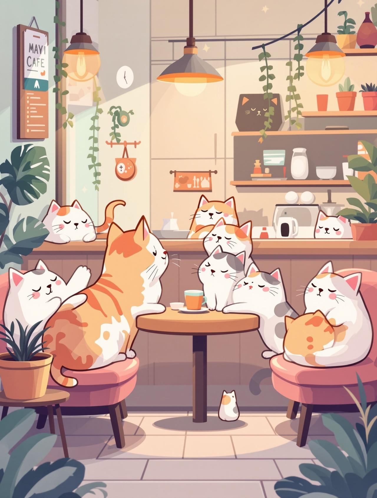 猫咪咖啡馆 漫画封面